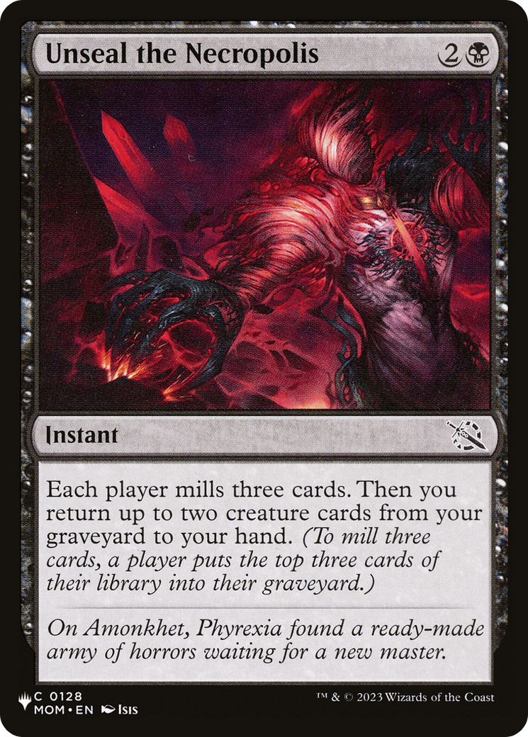 Unseal the Necropolis [The List] MTG Single Magic: The Gathering  | Multizone: Comics And Games