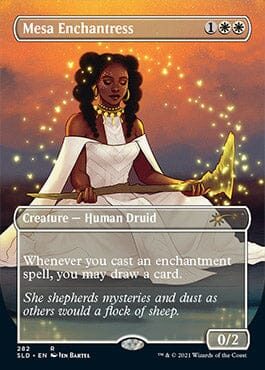Mesa Enchantress (Borderless) [Secret Lair Drop Series] MTG Single Magic: The Gathering  | Multizone: Comics And Games