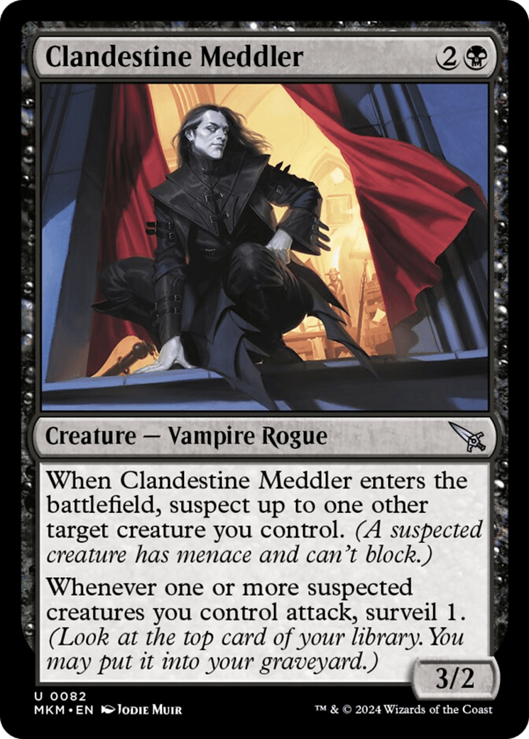 Clandestine Meddler (Red) [Murders at Karlov Manor] MTG Single Magic: The Gathering  | Multizone: Comics And Games