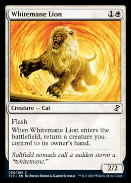 Whitemane Lion [Time Spiral Remastered] MTG Single Magic: The Gathering  | Multizone: Comics And Games