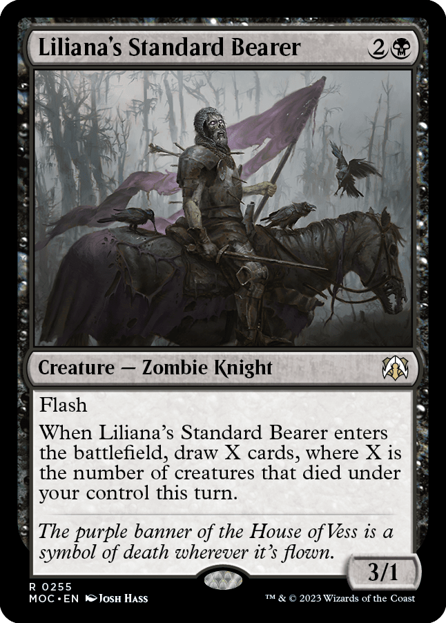 Liliana's Standard Bearer [March of the Machine Commander] MTG Single Magic: The Gathering  | Multizone: Comics And Games
