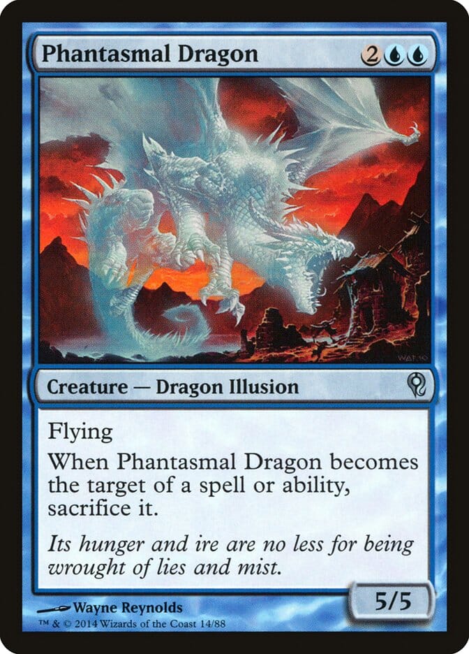 Phantasmal Dragon [Duel Decks: Jace vs. Vraska] MTG Single Magic: The Gathering  | Multizone: Comics And Games