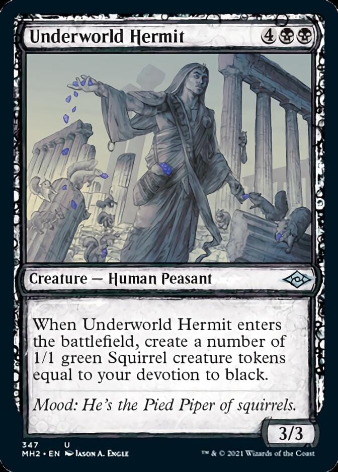 Underworld Hermit (Sketch) [Modern Horizons 2] MTG Single Magic: The Gathering  | Multizone: Comics And Games