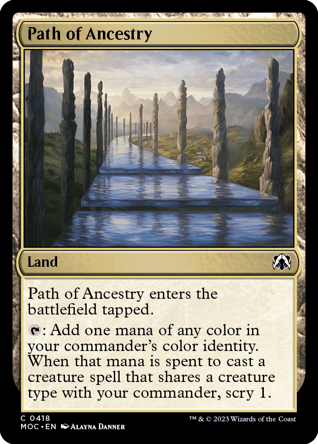 Path of Ancestry [March of the Machine Commander] MTG Single Magic: The Gathering  | Multizone: Comics And Games