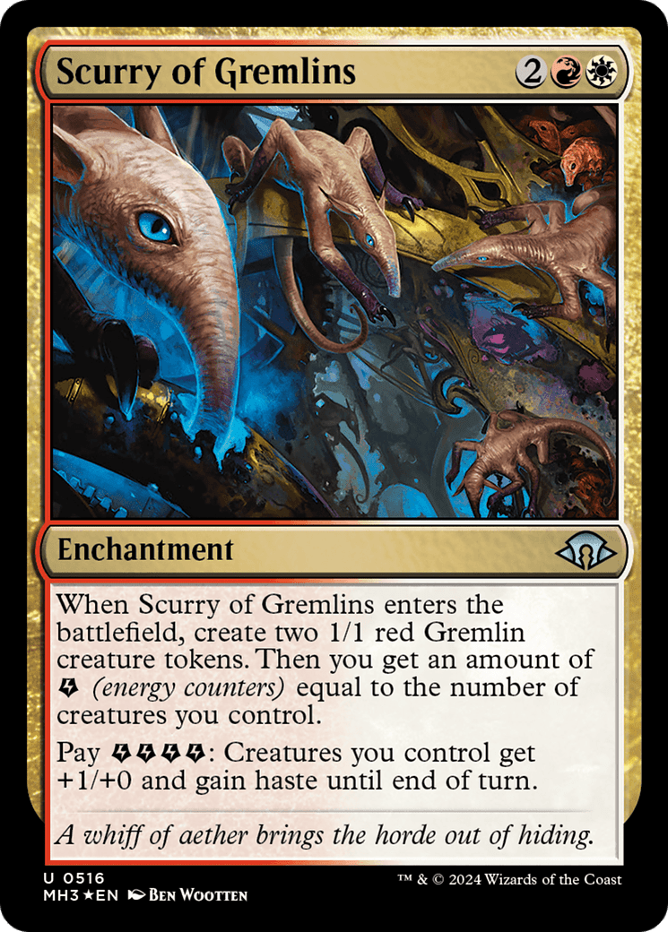 Scurry of Gremlins (Ripple Foil) [Modern Horizons 3] MTG Single Magic: The Gathering  | Multizone: Comics And Games