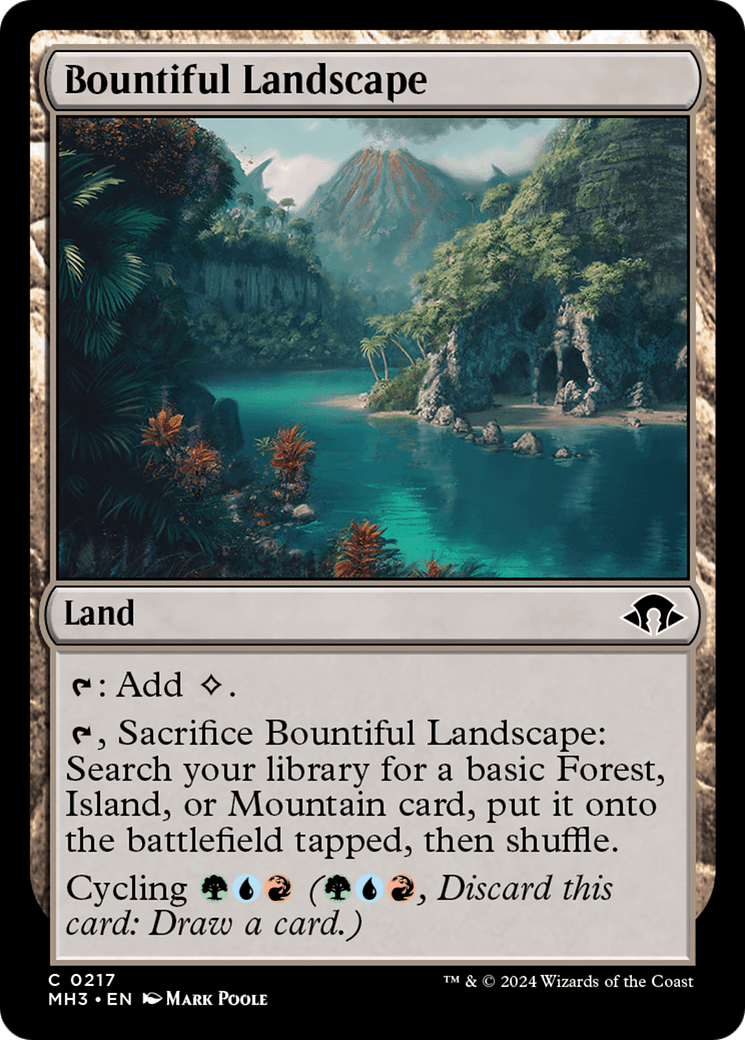 Bountiful Landscape [Modern Horizons 3] MTG Single Magic: The Gathering  | Multizone: Comics And Games