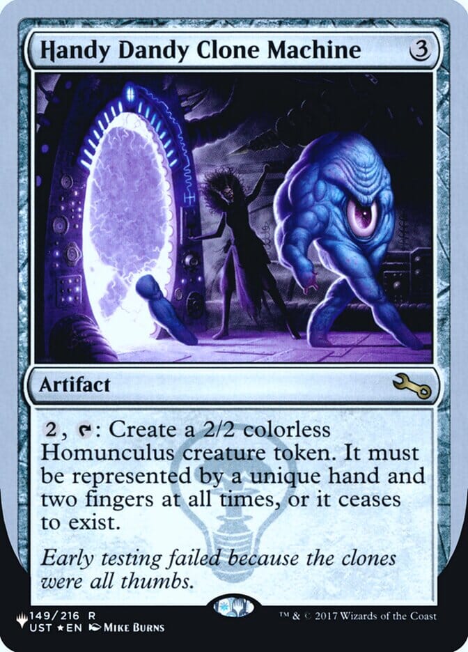 Handy Dandy Clone Machine (Unfinity Foil Edition) [The List] MTG Single Magic: The Gathering  | Multizone: Comics And Games