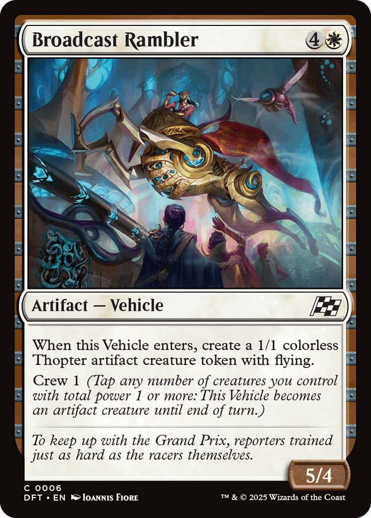 Broadcast Rambler [Aetherdrift] MTG Single Magic: The Gathering  | Multizone: Comics And Games