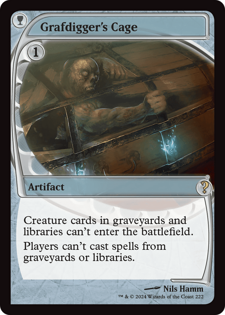Grafdigger's Cage (Future Sight) [Mystery Booster 2] MTG Single Magic: The Gathering  | Multizone: Comics And Games