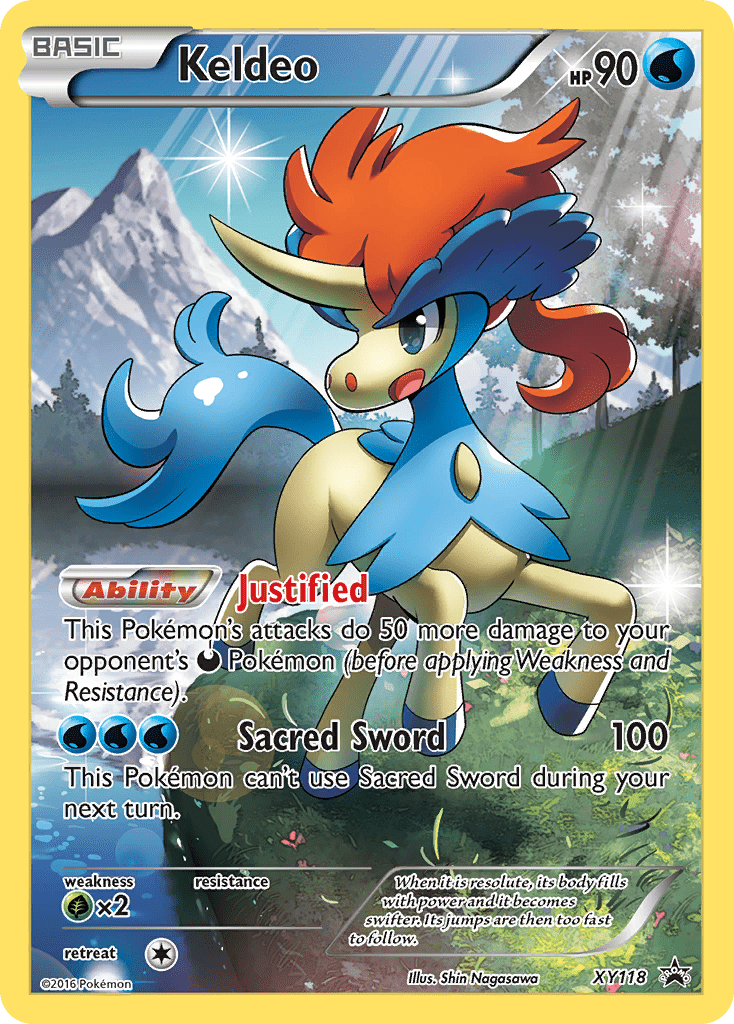 Keldeo (XY118) [XY: Black Star Promos] Pokemon Single Pokémon  | Multizone: Comics And Games