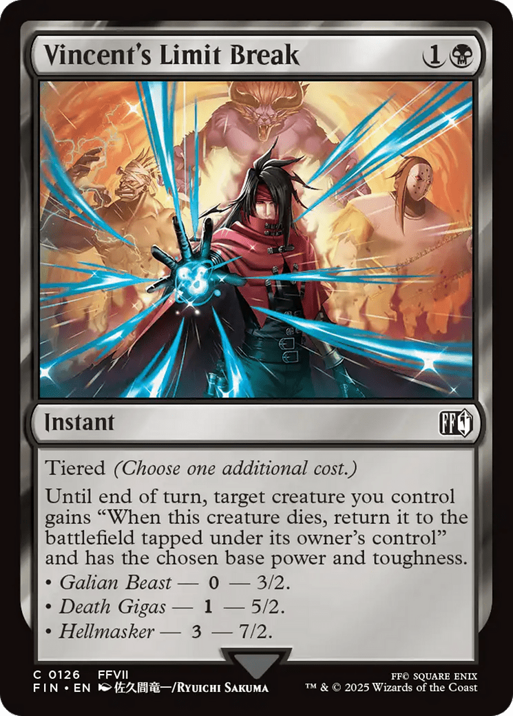 Vincent's Limit Break [FINAL FANTASY] MTG Single Magic: The Gathering  | Multizone: Comics And Games