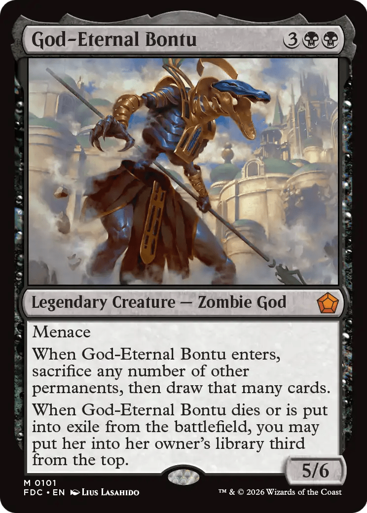 God-Eternal Bontu [Foundations Commander] MTG Single Magic: The Gathering  | Multizone: Comics And Games