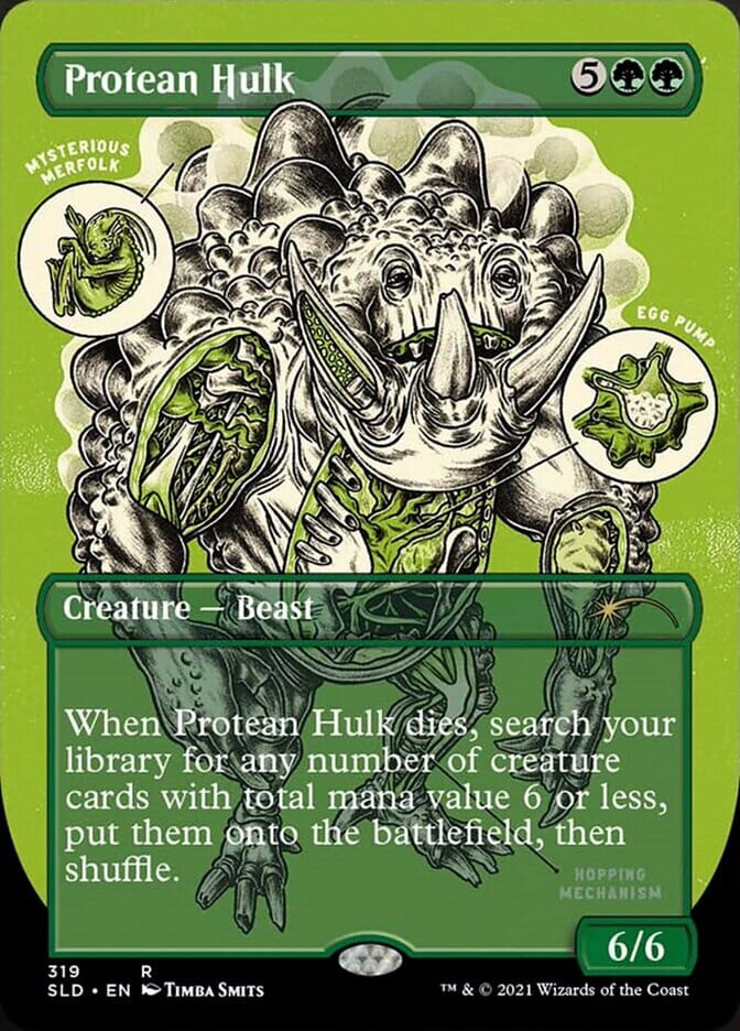 Protean Hulk (Borderless) [Secret Lair Drop Series] MTG Single Magic: The Gathering  | Multizone: Comics And Games