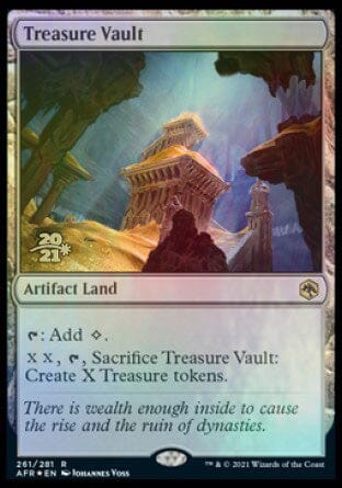 Treasure Vault [Dungeons & Dragons: Adventures in the Forgotten Realms Prerelease Promos] MTG Single Magic: The Gathering  | Multizone: Comics And Games