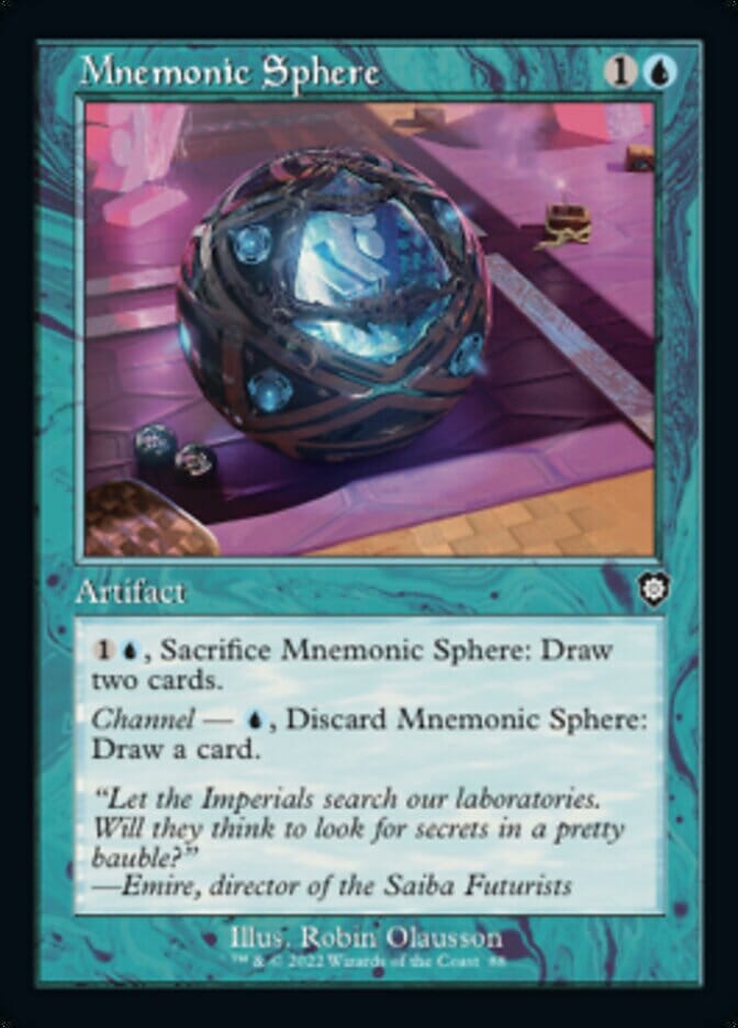 Mnemonic Sphere (Retro) [The Brothers' War Commander] MTG Single Magic: The Gathering  | Multizone: Comics And Games