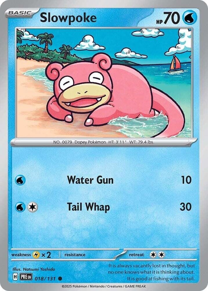 Slowpoke (018/131) [Scarlet & Violet: Prismatic Evolutions] Pokemon Single Pokémon  | Multizone: Comics And Games