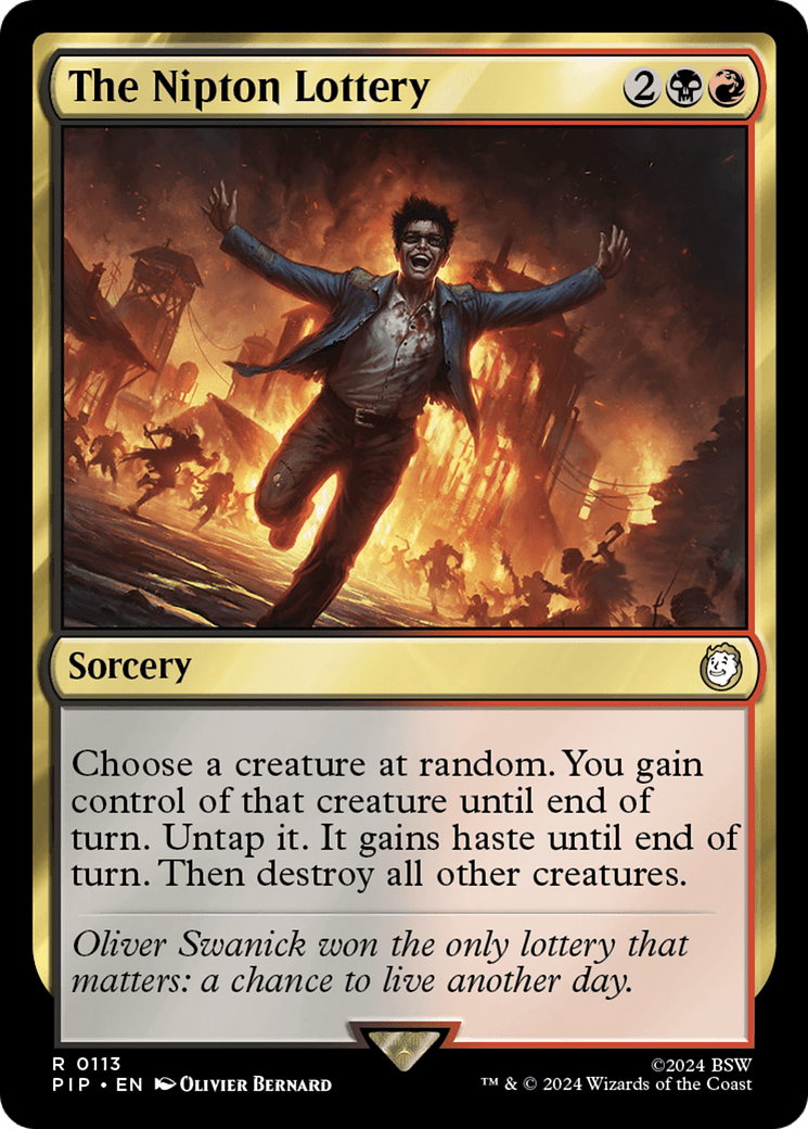 The Nipton Lottery [Fallout] MTG Single Magic: The Gathering  | Multizone: Comics And Games