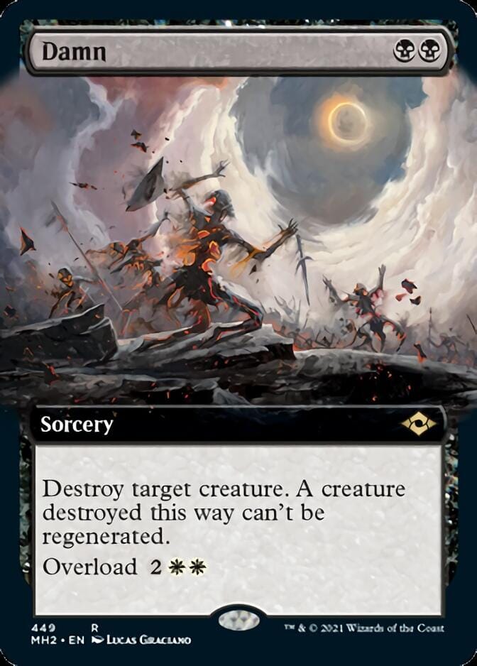 Damn (Extended Art) [Modern Horizons 2] MTG Single Magic: The Gathering  | Multizone: Comics And Games