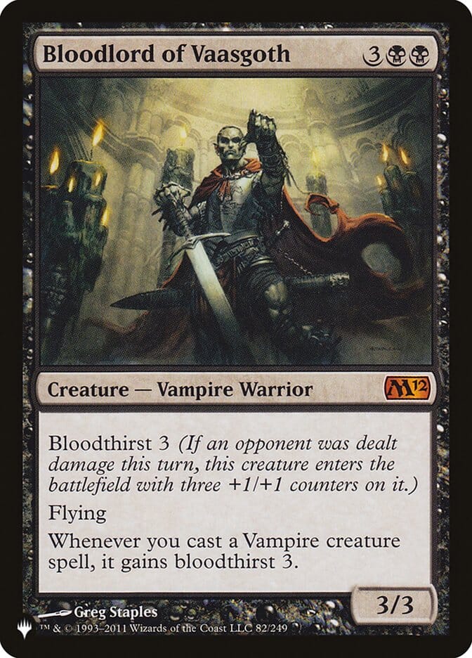 Bloodlord of Vaasgoth [The List] MTG Single Magic: The Gathering  | Multizone: Comics And Games