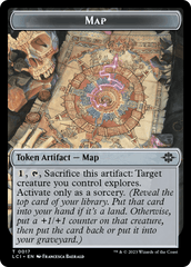 Map // Skeleton Pirate Double-Sided Token [The Lost Caverns of Ixalan Commander Tokens] MTG Single Magic: The Gathering  | Multizone: Comics And Games