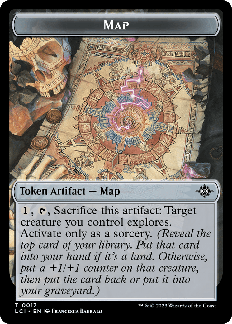 Map Token [The Lost Caverns of Ixalan Tokens] MTG Single Magic: The Gathering  | Multizone: Comics And Games