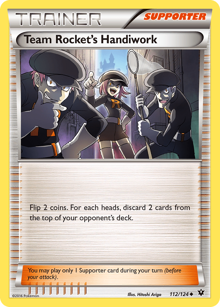 Team Rocket's Handiwork (112/124) [XY: Fates Collide] Pokemon Single Pokémon  | Multizone: Comics And Games