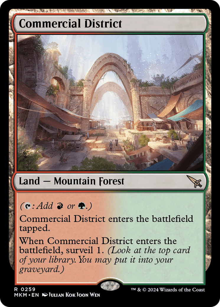 Commercial District [Murders at Karlov Manor] MTG Single Magic: The Gathering  | Multizone: Comics And Games