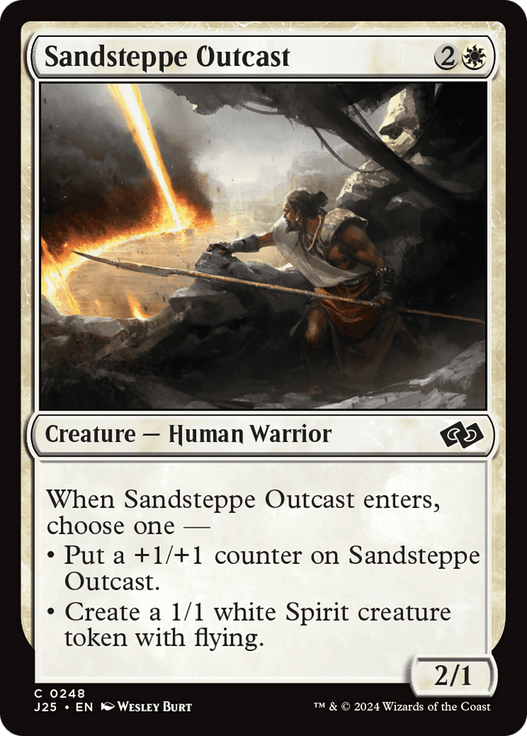 Sandsteppe Outcast [Foundations Jumpstart] MTG Single Magic: The Gathering  | Multizone: Comics And Games
