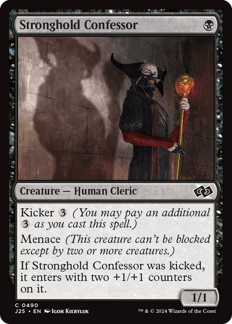 Stronghold Confessor [Foundations Jumpstart] MTG Single Magic: The Gathering  | Multizone: Comics And Games