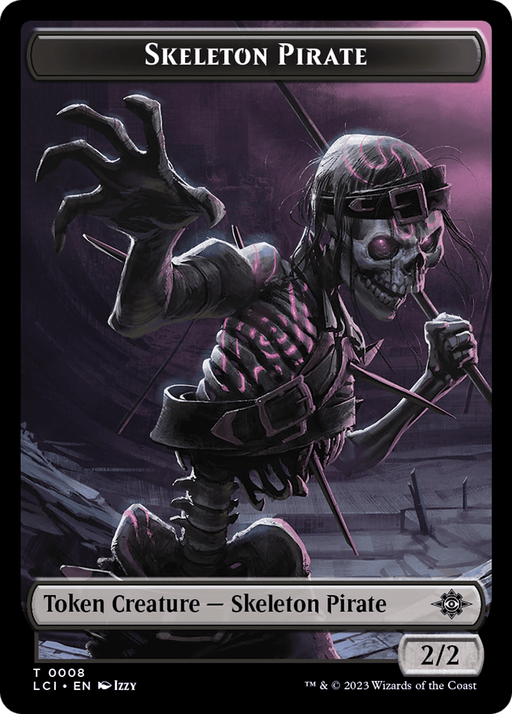 Gnome // Skeleton Pirate Double-Sided Token [The Lost Caverns of Ixalan Tokens] MTG Single Magic: The Gathering  | Multizone: Comics And Games