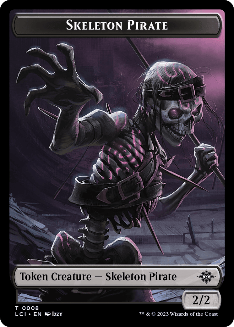 Map // Skeleton Pirate Double-Sided Token [The Lost Caverns of Ixalan Commander Tokens] MTG Single Magic: The Gathering  | Multizone: Comics And Games