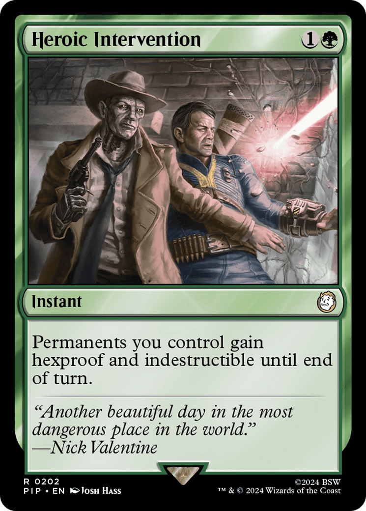 Heroic Intervention [Fallout] MTG Single Magic: The Gathering  | Multizone: Comics And Games