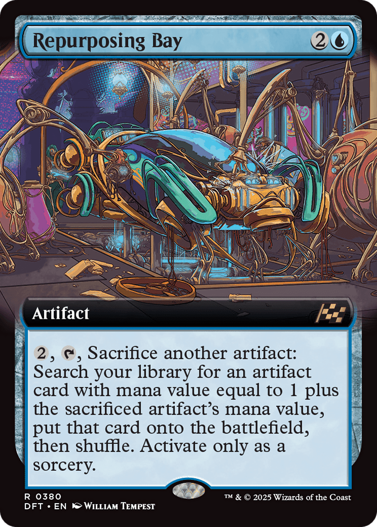 Repurposing Bay (Extended Art) [Aetherdrift] MTG Single Magic: The Gathering  | Multizone: Comics And Games