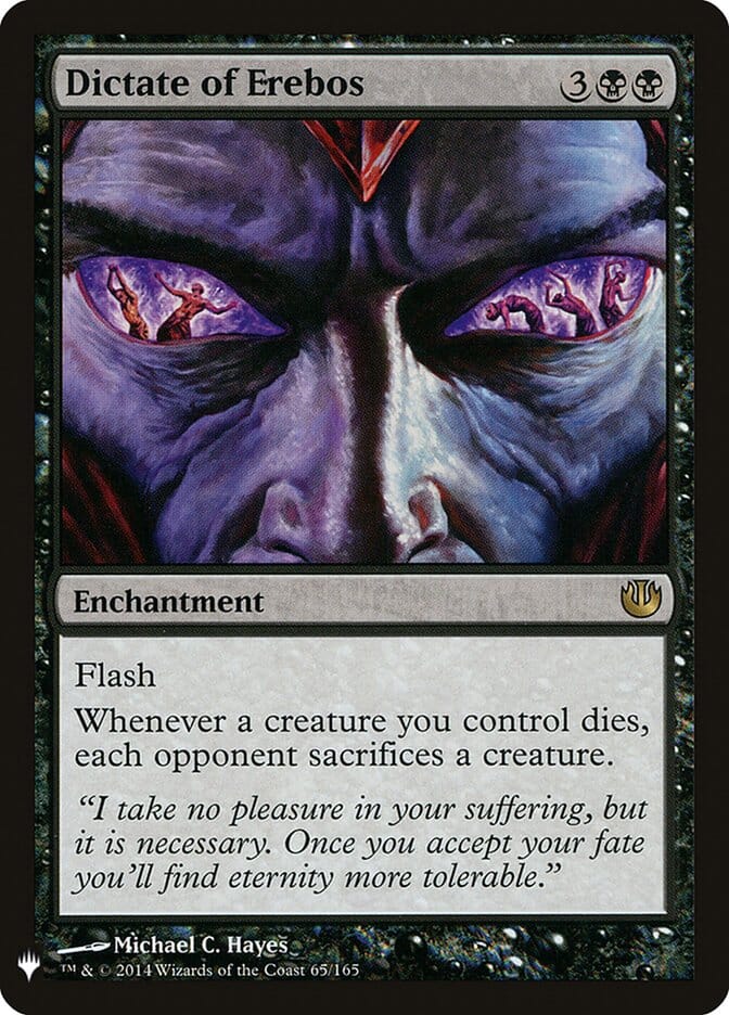 Dictate of Erebos [Mystery Booster] MTG Single Magic: The Gathering  | Multizone: Comics And Games