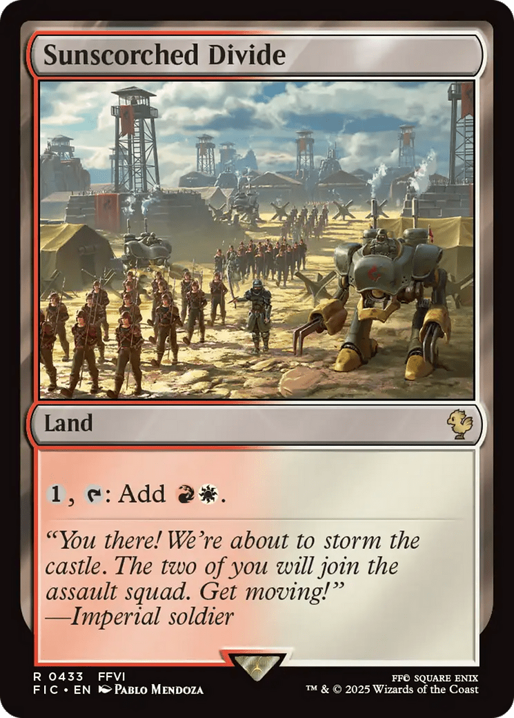 Sunscorched Divide [FINAL FANTASY Commander] MTG Single Magic: The Gathering  | Multizone: Comics And Games