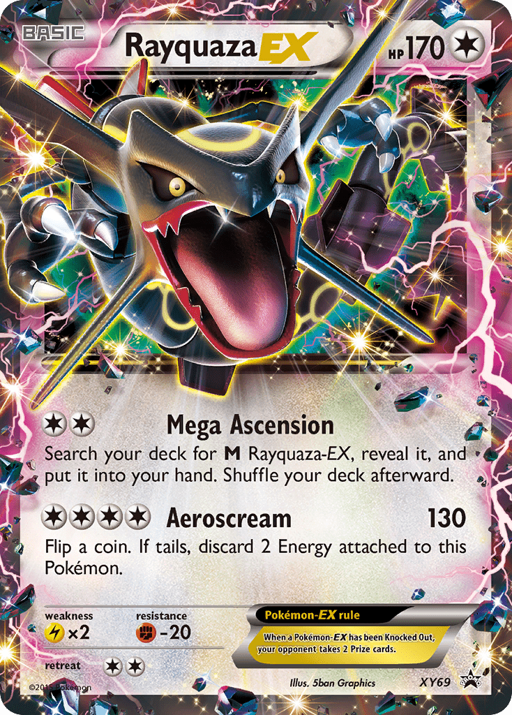 Rayquaza EX (XY69) (Shiny) [XY: Black Star Promos] Pokemon Single Pokémon  | Multizone: Comics And Games