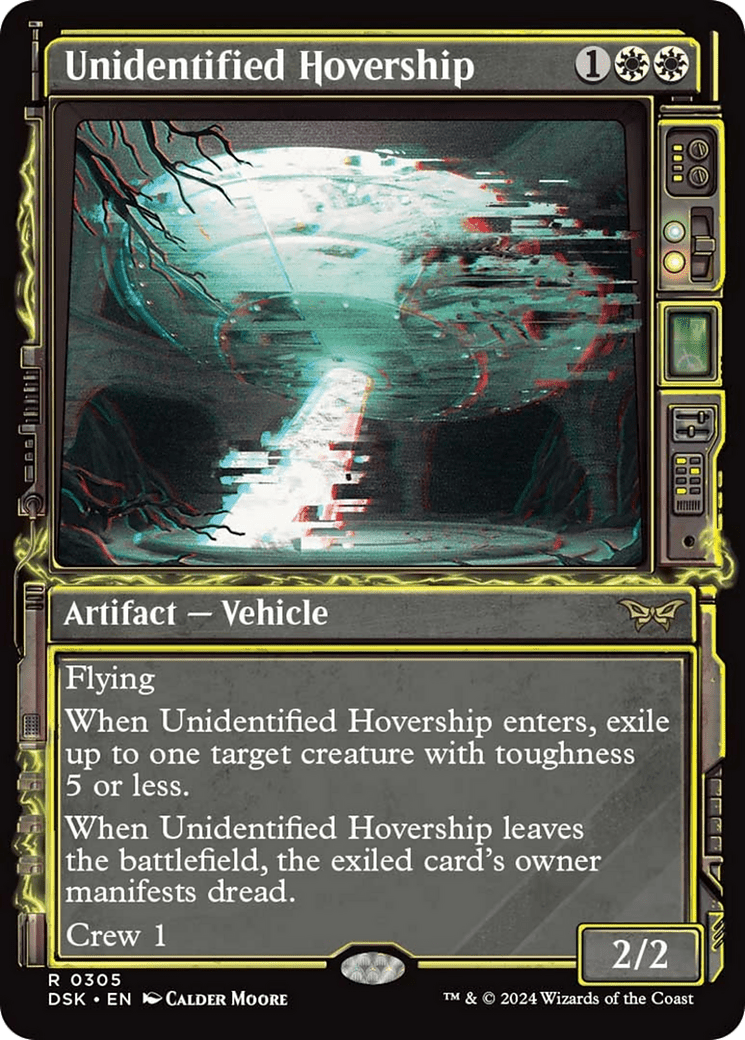 Unidentified Hovership (Showcase) [Duskmourn: House of Horror] MTG Single Magic: The Gathering  | Multizone: Comics And Games