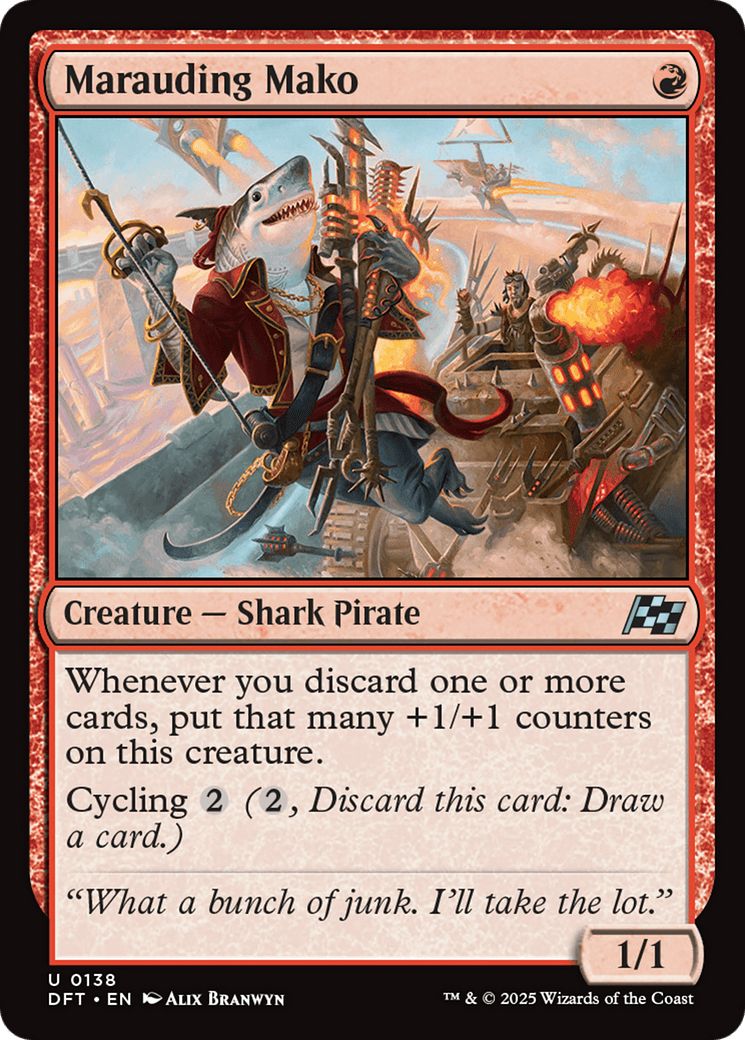 Marauding Mako [Aetherdrift] MTG Single Magic: The Gathering  | Multizone: Comics And Games