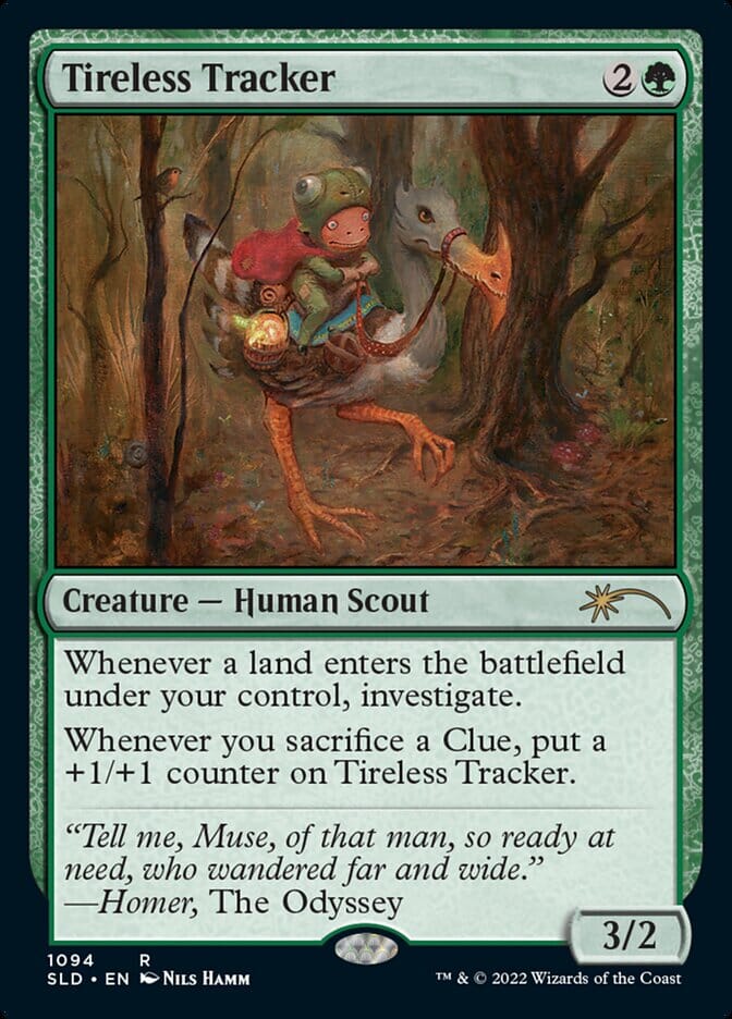 Tireless Tracker (1094) [Secret Lair Drop Series] MTG Single Magic: The Gathering  | Multizone: Comics And Games