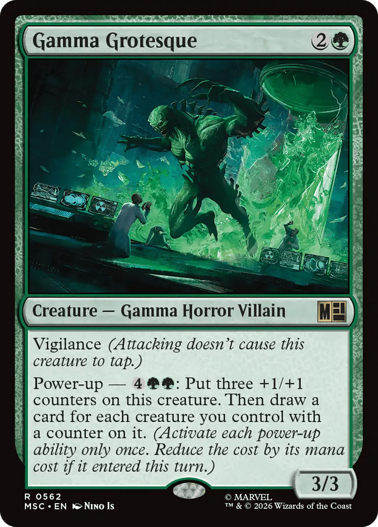 Gamma Grotesque [Marvel Super Heroes Commander] MTG Single Magic: The Gathering  | Multizone: Comics And Games