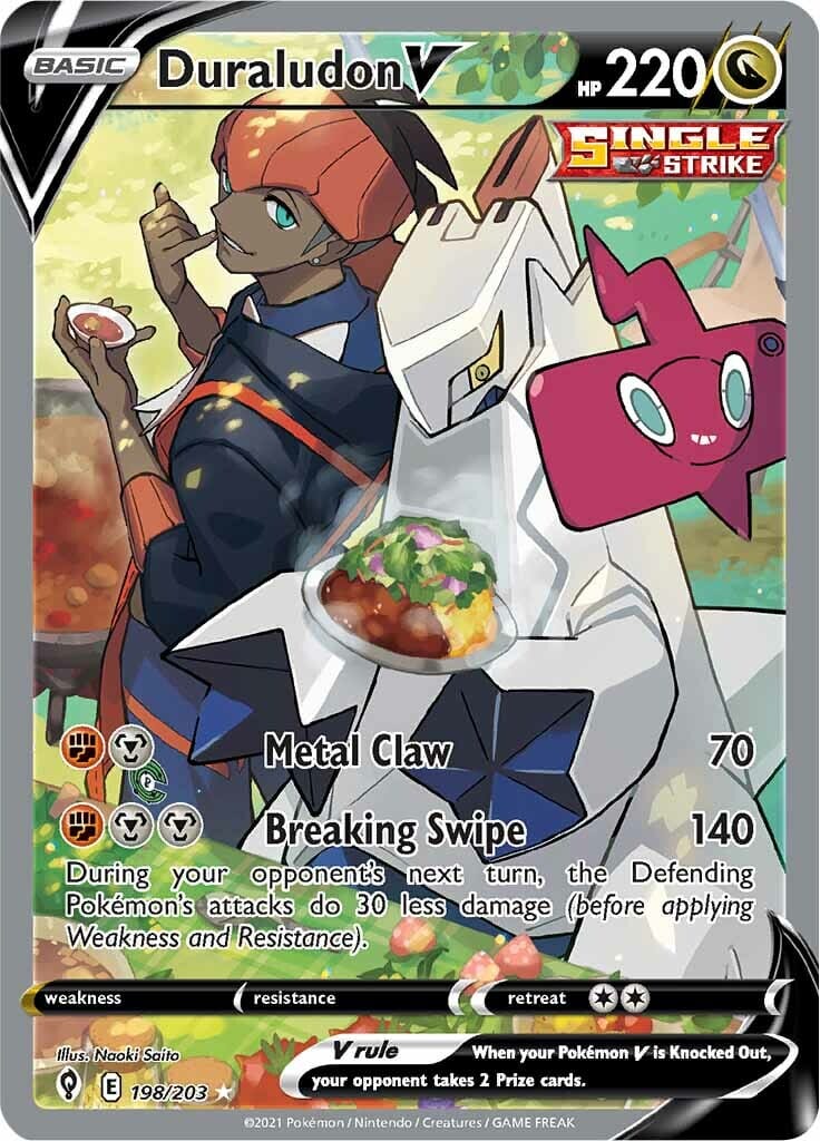 Duraludon V (198/203) (Alternate Art) [Sword & Shield: Evolving Skies] Pokemon Single Pokémon  | Multizone: Comics And Games