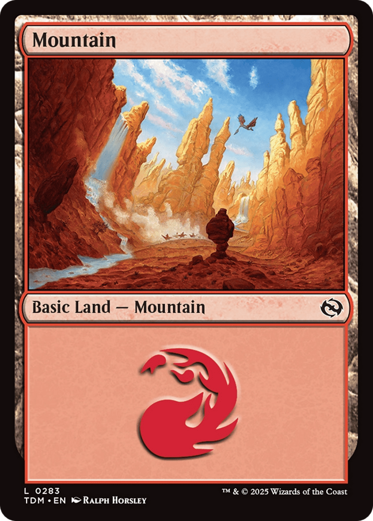 Mountain (0283) [Tarkir: Dragonstorm] MTG Single Magic: The Gathering  | Multizone: Comics And Games