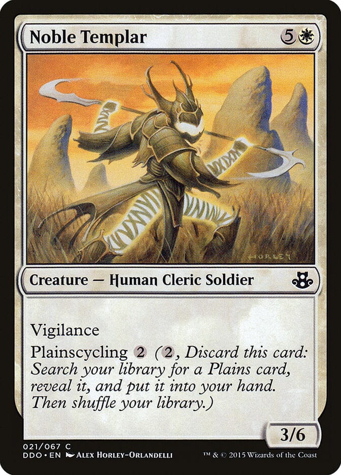 Noble Templar [Duel Decks: Elspeth vs. Kiora] MTG Single Magic: The Gathering  | Multizone: Comics And Games