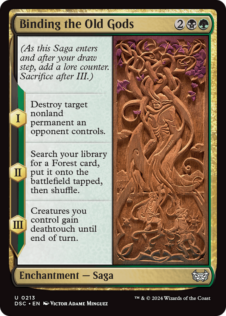 Binding the Old Gods [Duskmourn: House of Horror Commander] MTG Single Magic: The Gathering  | Multizone: Comics And Games