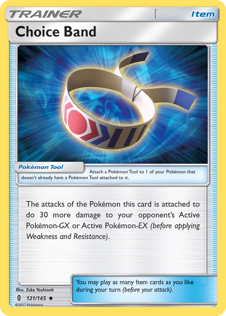 Choice Band (121/145) [Sun & Moon: Guardians Rising] Pokemon Single Pokémon  | Multizone: Comics And Games