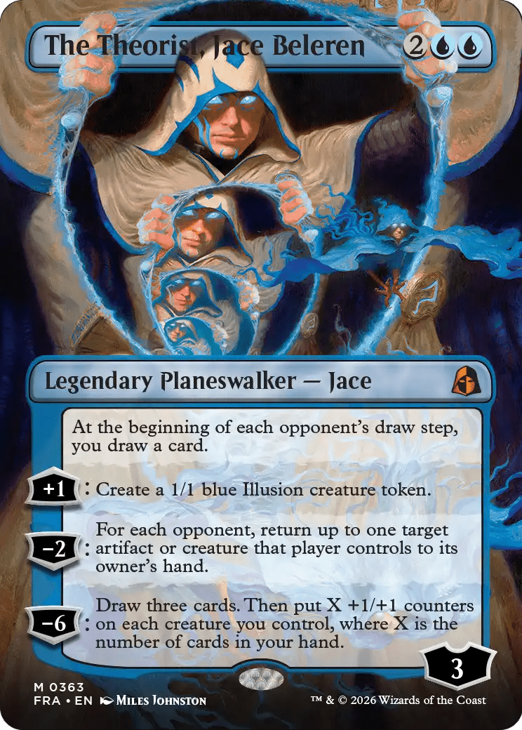 The Theorist, Jace Beleren (Borderless) (0363) [Reality Fracture] MTG Single Magic: The Gathering  | Multizone: Comics And Games
