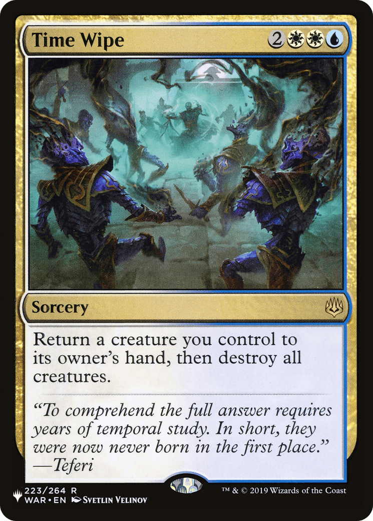 Time Wipe [Secret Lair: From Cute to Brute] MTG Single Magic: The Gathering  | Multizone: Comics And Games