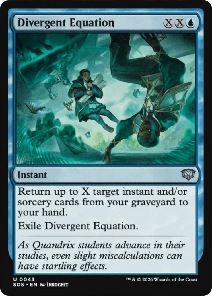 Divergent Equation [Secrets of Strixhaven] MTG Single Magic: The Gathering  | Multizone: Comics And Games