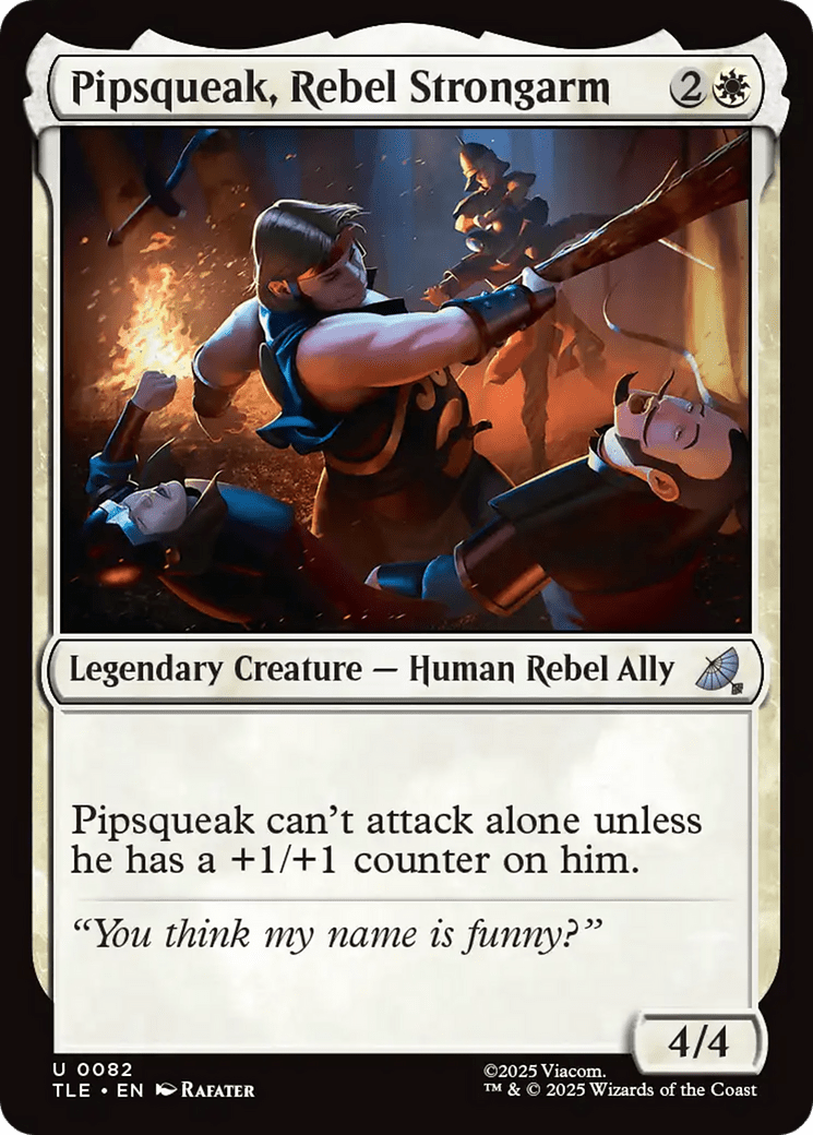 Pipsqueak, Rebel Strongarm [Avatar: The Last Airbender: Eternal-Legal] MTG Single Magic: The Gathering  | Multizone: Comics And Games