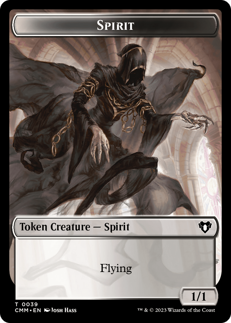 Spirit // Eldrazi Scion Double-Sided Token [Commander Masters Tokens] MTG Single Magic: The Gathering  | Multizone: Comics And Games